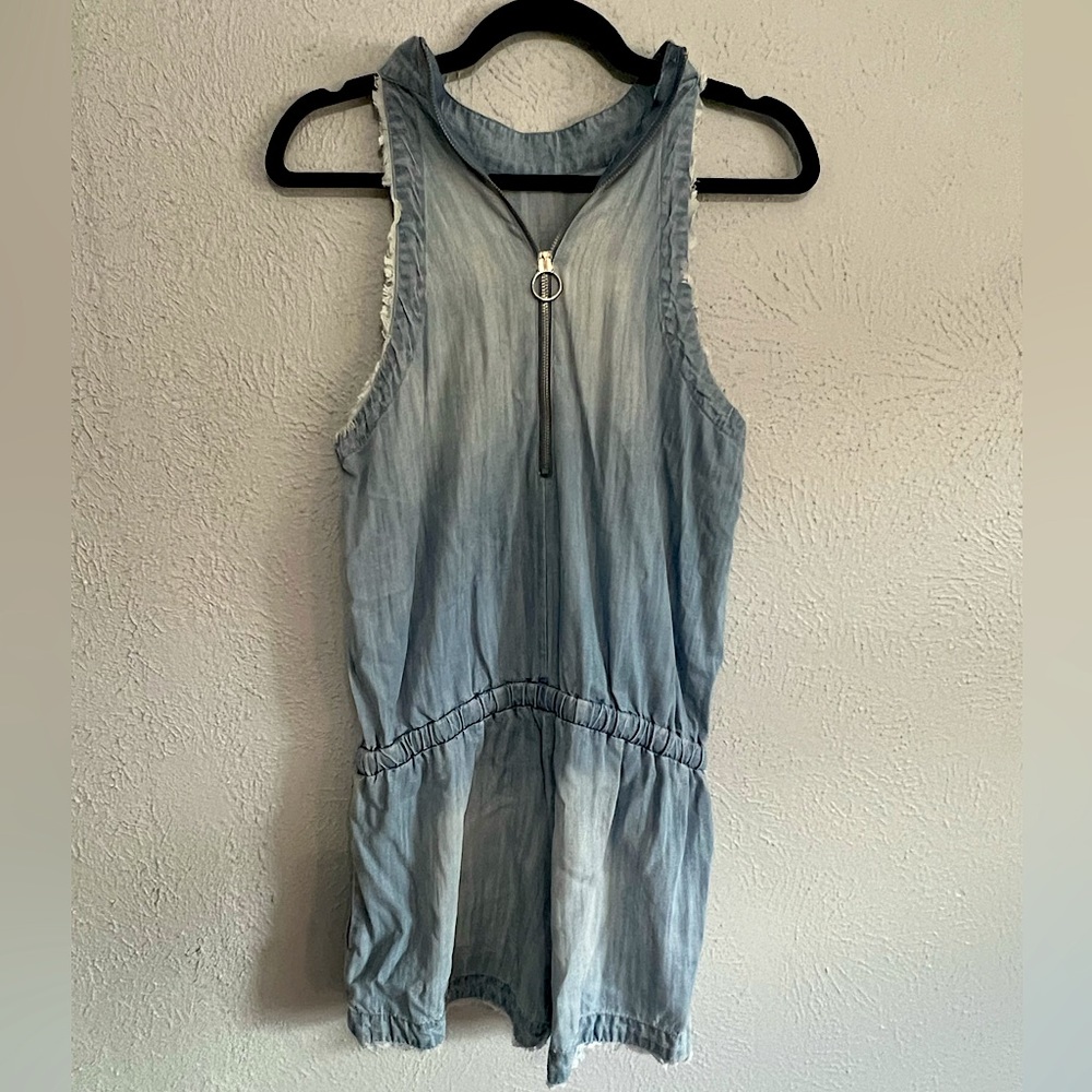 Denim romper
